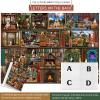 HUADADA Adult Puzzle, 1000 Pieces, The Fantastic Life of Dogs view 2