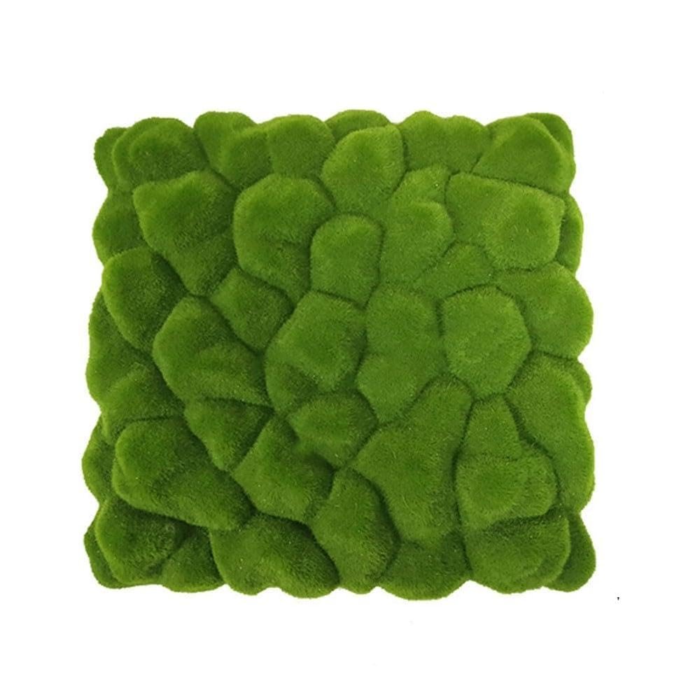 Gettimore Flocked Moss Foam Board for Artificial Plant Background Wall, 30 x 30 cm or 32 x 32 cm, Green or Brown