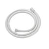 1-Pc. Smooth Flexible Shower Hose, Silver-Black, G1/2 Universal, White, 200 cm view 1