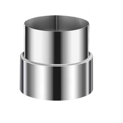 Stainless Steel Chimney Pipe Reducer, 8 cm to 10 cm