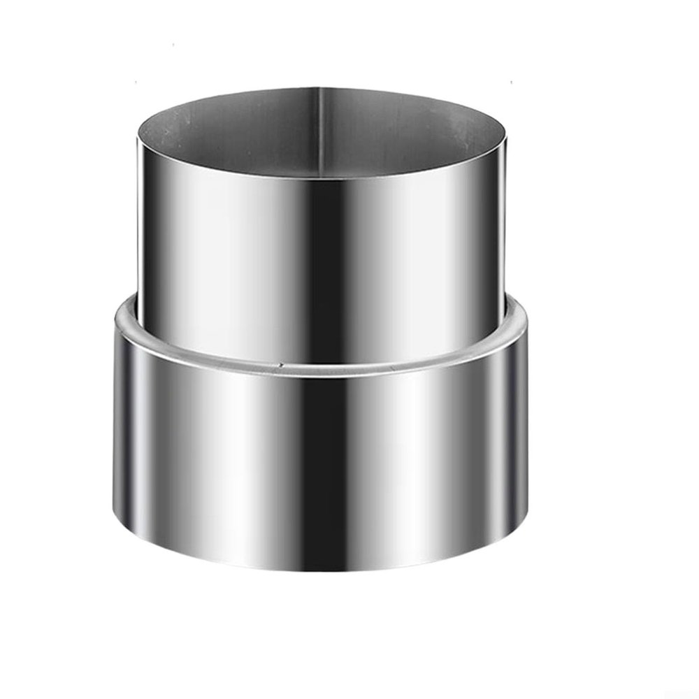 Stainless Steel Chimney Pipe Reducer, 8 cm to 10 cm