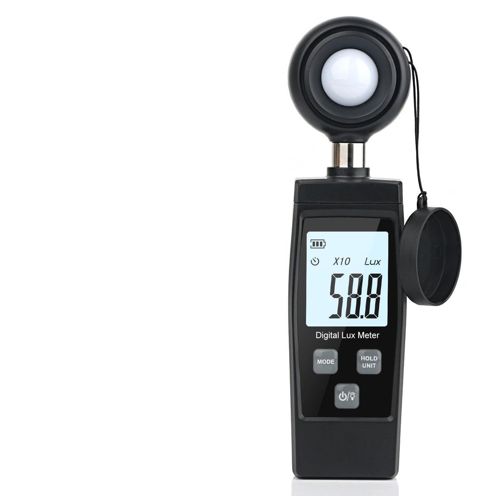Handheld Digital Lux Light Meter, up to 200,000 Lux