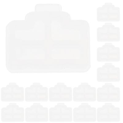 IMIKEYA RJ45 Protective Caps, 50-Pack, White Silicone, for Routers
