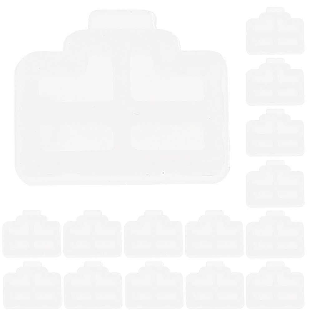 IMIKEYA RJ45 Protective Caps, 50-Pack, White Silicone, for Routers