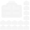 IMIKEYA RJ45 Protective Caps, 50-Pack, White Silicone, for Routers view 1