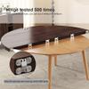 Large Foldable Round Table Extension, 120–200 cm view 4