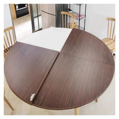 Folding Round Wooden Table Extension, 1.2 m