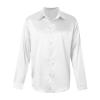 Duohropke Men's Luxury Satin Dress Shirts, Shiny Silk-Like Long-Sleeve Button-Down Casual Regular-Fit Wedding Party Prom Tops view 4