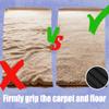 Non-Slip Rug Pad 90 x 125 cm, Cuttable, Black view 3