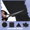Non-Slip Rug Pad 90 x 125 cm, Cuttable, Black view 4