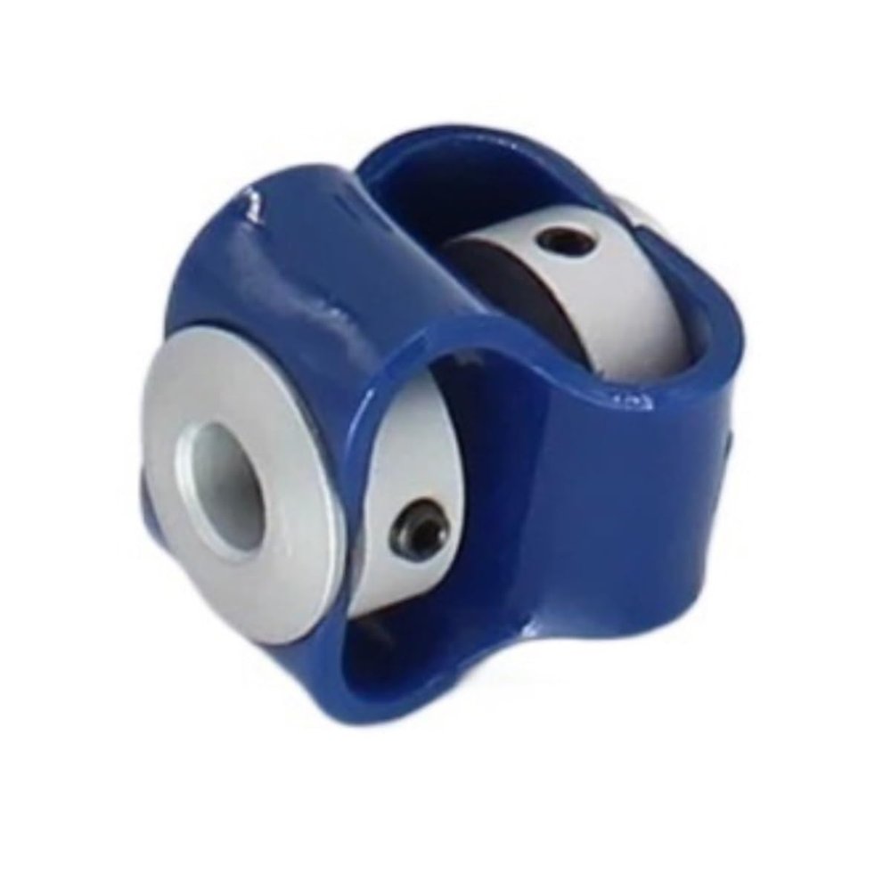 GRASAKY 1-Piece Flexible Coupling, 27 mm Diameter x 30 mm Length, Double-Loop Aluminum Alloy Encoder Coupling, 6 mm to 6 mm