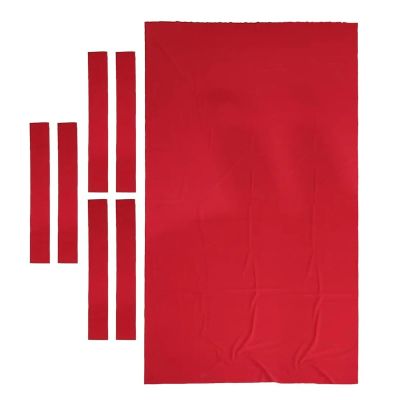 Billiard Cloth Replacement, 9-Inch Pool Table Felt, Easy to Install, Red