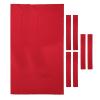 Billiard Cloth Replacement, 9-Inch Pool Table Felt, Easy to Install, Red view 2