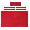 Billiard Cloth Replacement, 9-Inch Pool Table Felt, Easy to Install, Red view 4
