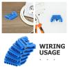 LOORGVEL 5-Piece Copper Terminal Strip Set with 6-Pole Brass Connection and Grounding Terminal view 3