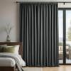 QINLIQIN Blackout Curtain, Pencil Pleat, 118 x 151 cm, Dark Gray view 1