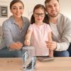 Transparent Round Acrylic Money Box for Children view 2