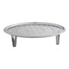 Round Stainless Steel Steamer Rack with 3 Legs, 22 cm view 1