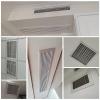 1-Piece Adjustable Ventilation Slot Cover with Filter, Durable ABS Gable/Attic Vent for Bathrooms and Cabinets (660 x 660 mm) view 2