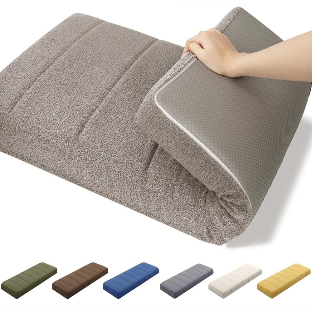 AQIGR Bench Cushion, Khaki, 45 x 140 cm