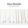 20-Piece 50 cm Stainless Steel 304 Spring Wire Assortment, 2.0 mm view 3