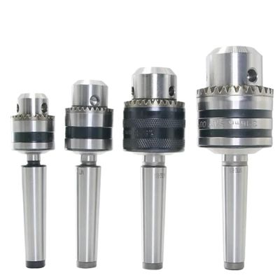 1-Pc. Morse Taper Drill Chuck Arbor for MT1, MT2, MT3, MT4, B10, B12, B16, B18 and B22 CNC Lathes and Drilling Machines (MTA4-B12, 1.5–10 mm)