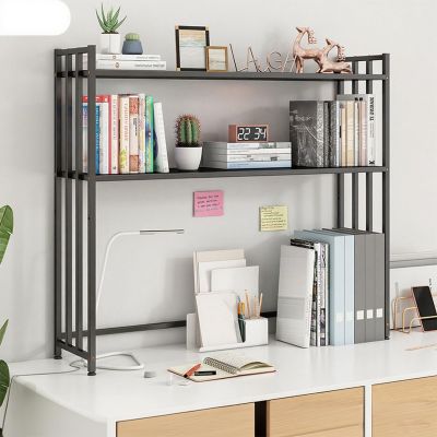115 cm Metal Desk Shelf, Monitor Stand and Bookshelf for Home Offices