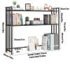 115 cm Metal Desk Shelf, Monitor Stand and Bookshelf for Home Offices view 2