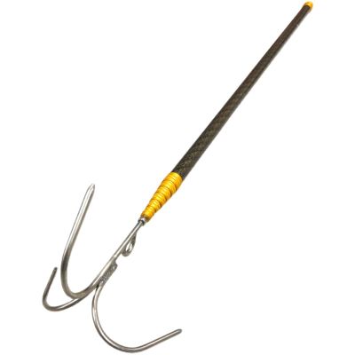 15 m Telescoping Boat Hook Pole, Portable Carbon Pole with Metal-Alloy Hook (42.7 ft)