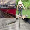 15 m Telescoping Boat Hook Pole, Portable Carbon Pole with Metal-Alloy Hook (42.7 ft) view 2
