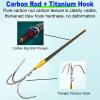 15 m Telescoping Boat Hook Pole, Portable Carbon Pole with Metal-Alloy Hook (42.7 ft) view 3
