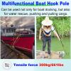 15 m Telescoping Boat Hook Pole, Portable Carbon Pole with Metal-Alloy Hook (42.7 ft) view 4