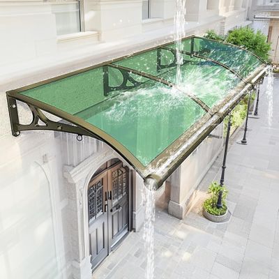 Ddasam Entry Door Awning, SPF 50+ UV Protection, Aluminum Frame, 120 x 290 cm