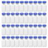 50 3 mL Glass Vials with Glass Lids for Mixtures view 1