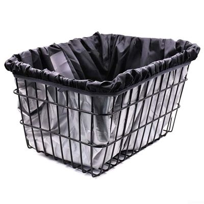 Dust and Rain Cover for Bicycle and E-Scooter Baskets, Waterproof 210D Oxford Fabric, Adjustable Elastic Band, 42 x 33 x 25 cm