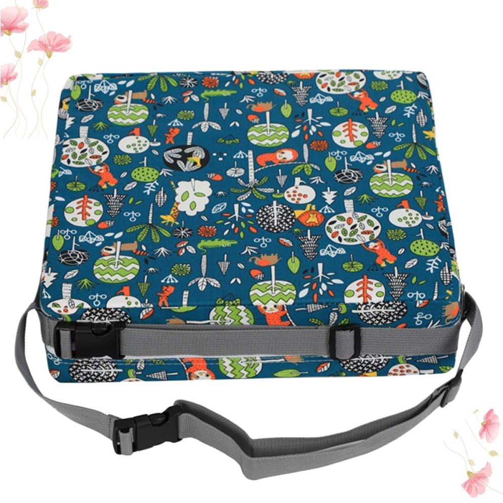 Green Children's Dining Cushion, Lightweight Baby Booster Seat