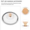 Healeved 2-Piece Compact Pot Lid Handles, Heat-Resistant Replacement Knobs view 4