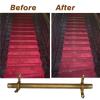 Stair Runner Rods, Adjustable Antique Brass Carpet Rod Holder, 117 cm Long, for 60–120 cm Wide Runners, 1 Set view 3