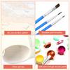 NAEGV Paint by Numbers Kit for Adults, Santiago, Chile, 30 x 40 cm view 4