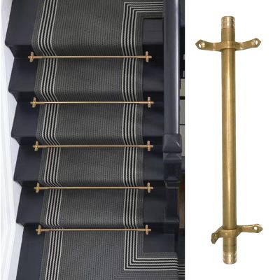 Adjustable Brass Stair Runner Rod, 50–130 cm
