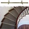 Adjustable Non-Slip Stair Runner Rods with Brackets, 145 cm (4.8 ft), Indoor view 1