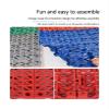 MRVAKDYDI Modular Interlocking Floor Mats for Bathroom, Living Room, Basement, Patio, Multicolor Set (32 Pieces) view 2