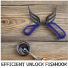 TOYANDONA 3-Claw Fish Gripper Fishing Pliers with Non-Slip Plastic and Alloy Clamp view 3
