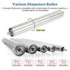 Conveyor Unloading Roller, 1.5-Inch Diameter, Stainless Steel, 5-Pack, 6.39-Inch Lengths view 3
