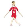 Zhongkaihua Kozume Kenma Plush Action Figure, 28 cm, Rotatable and Poseable Character Pillow view 1
