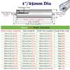Generic Conveyor Rollers, 15-Pack Stainless Steel, 1-Inch Diameter, 350 mm view 3