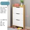 Ultra-Slim Shoe Cabinet with Hidden Doors view 2