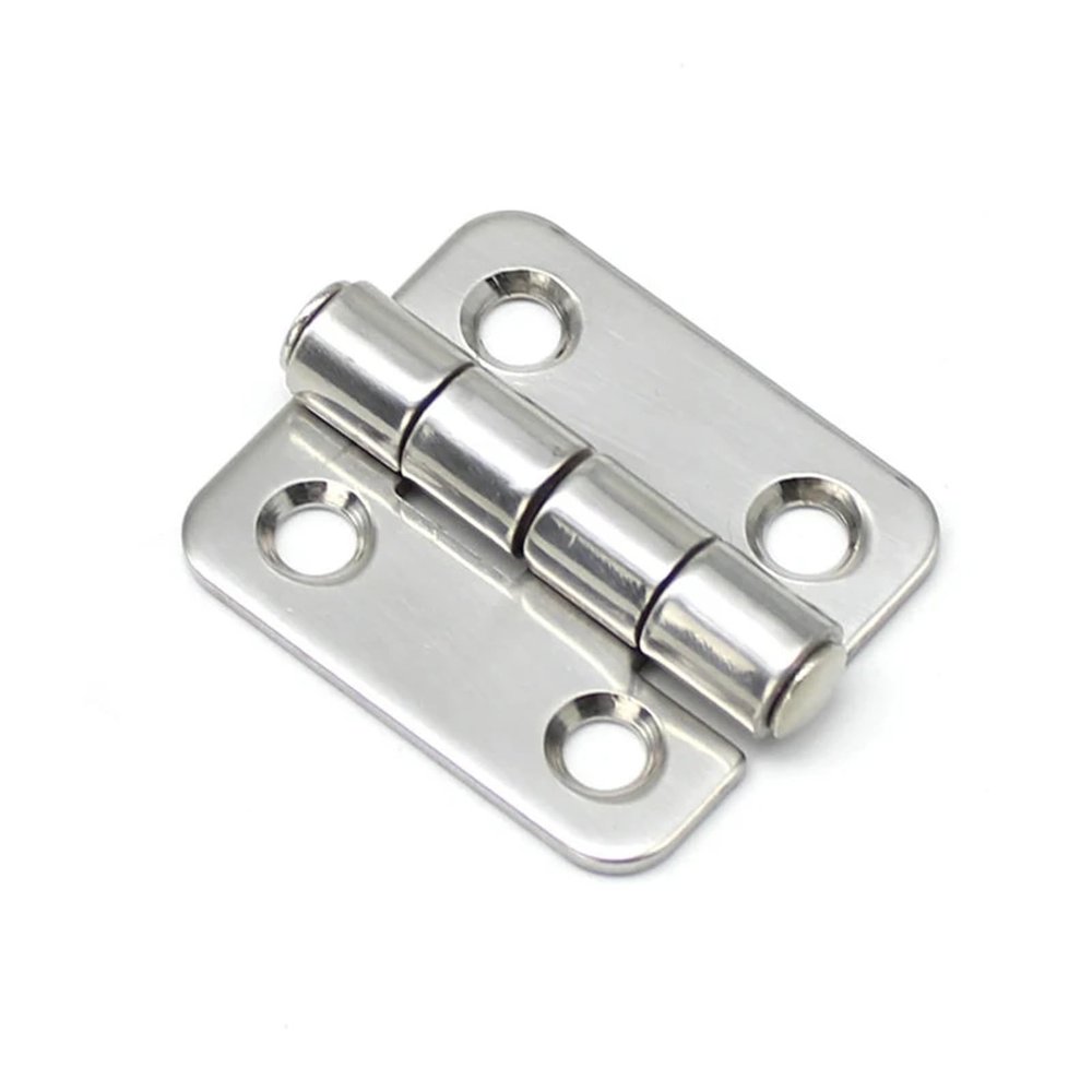 Stainless Steel Thickened Flat-Angle Door Hinge for Industrial Electrical Equipment, 1 Piece