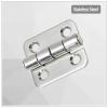 Stainless Steel Thickened Flat-Angle Door Hinge for Industrial Electrical Equipment, 1 Piece view 3