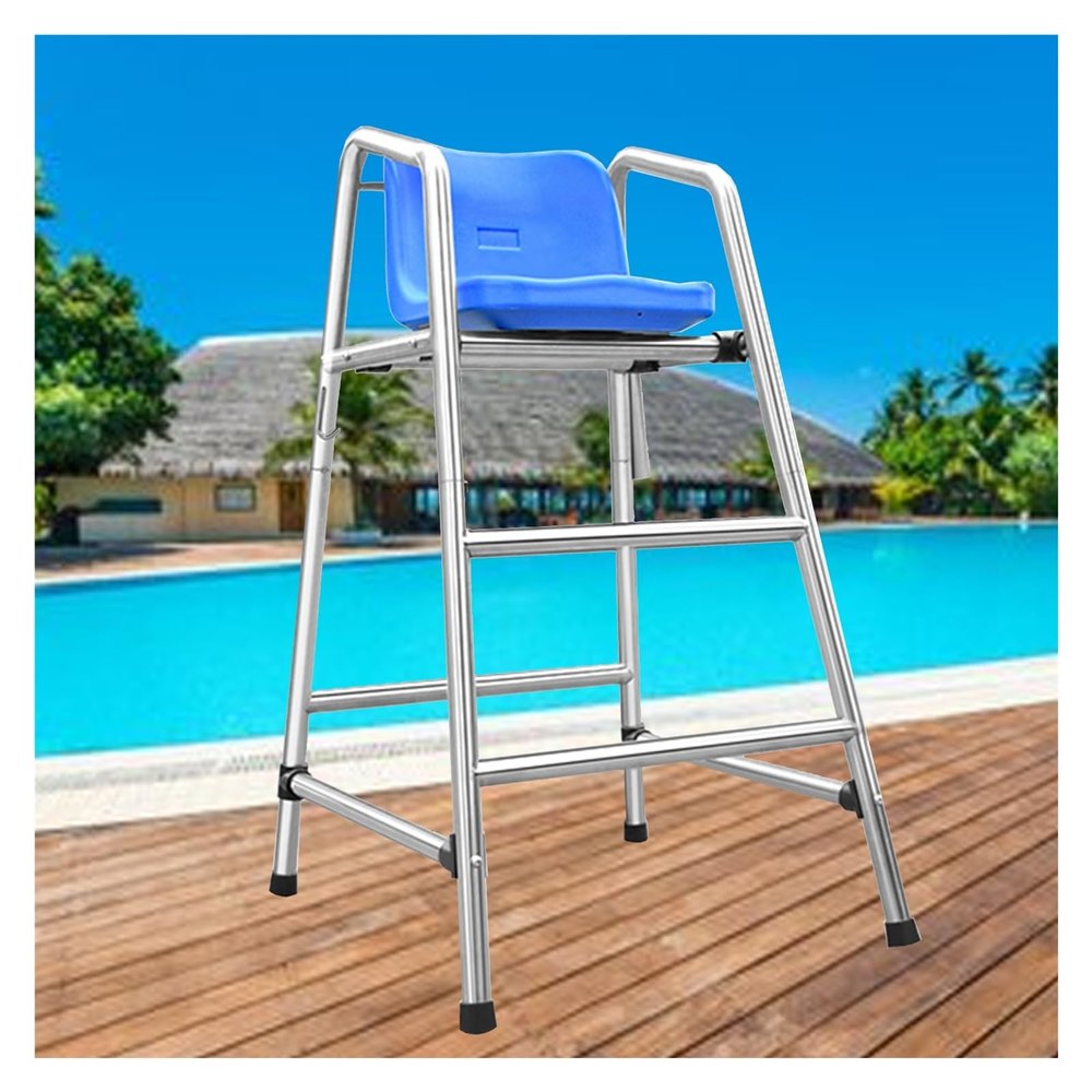 Premium 3.9/4.9/5.9-Foot Lifeguard Chair for Pools